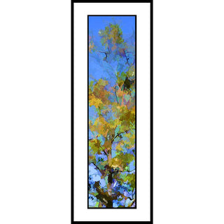 A yellow fall tree in abstract.  Abstract Yellow by Alison Thomas of Serenity Scenes Photography and Digital Art.