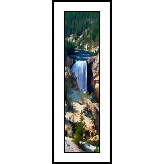 Known as Artist Point.  Canyon Waterfall by Alison Thomas of Serenity Scenes Photography and Digital Art.