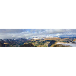 Top of the Beartooth Highway Pass at 10947 feet above sea level with a dusting of snow.  HIgh Mountains by Alison Thomas of Serenity Scenes Photography and Digital Art.