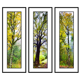 Yellow in Fog- Vertical Panorama Grouping