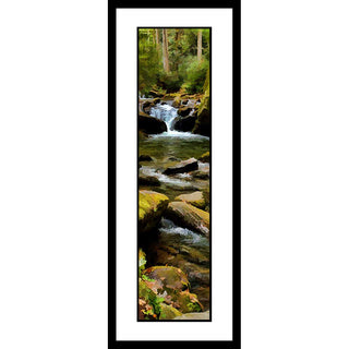 A small waterfall above a rocky creek. Falling Creek by Alison Thomas of Serenity Scenes Photography and Digital Art.